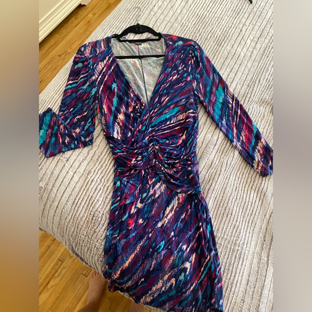 Armani Exchange Mid Length Sleeve Mini Dress- Sz Small